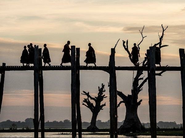 U Bein Bridge, Myanmar