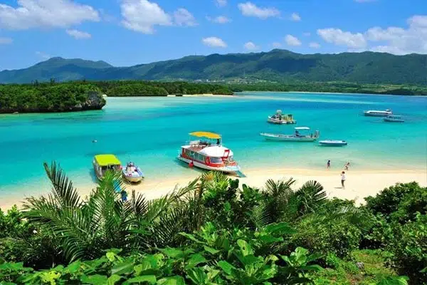 Japan may not be the first place that comes to mind when picturing sandy beaches, but Okinawa Island has some of the best.